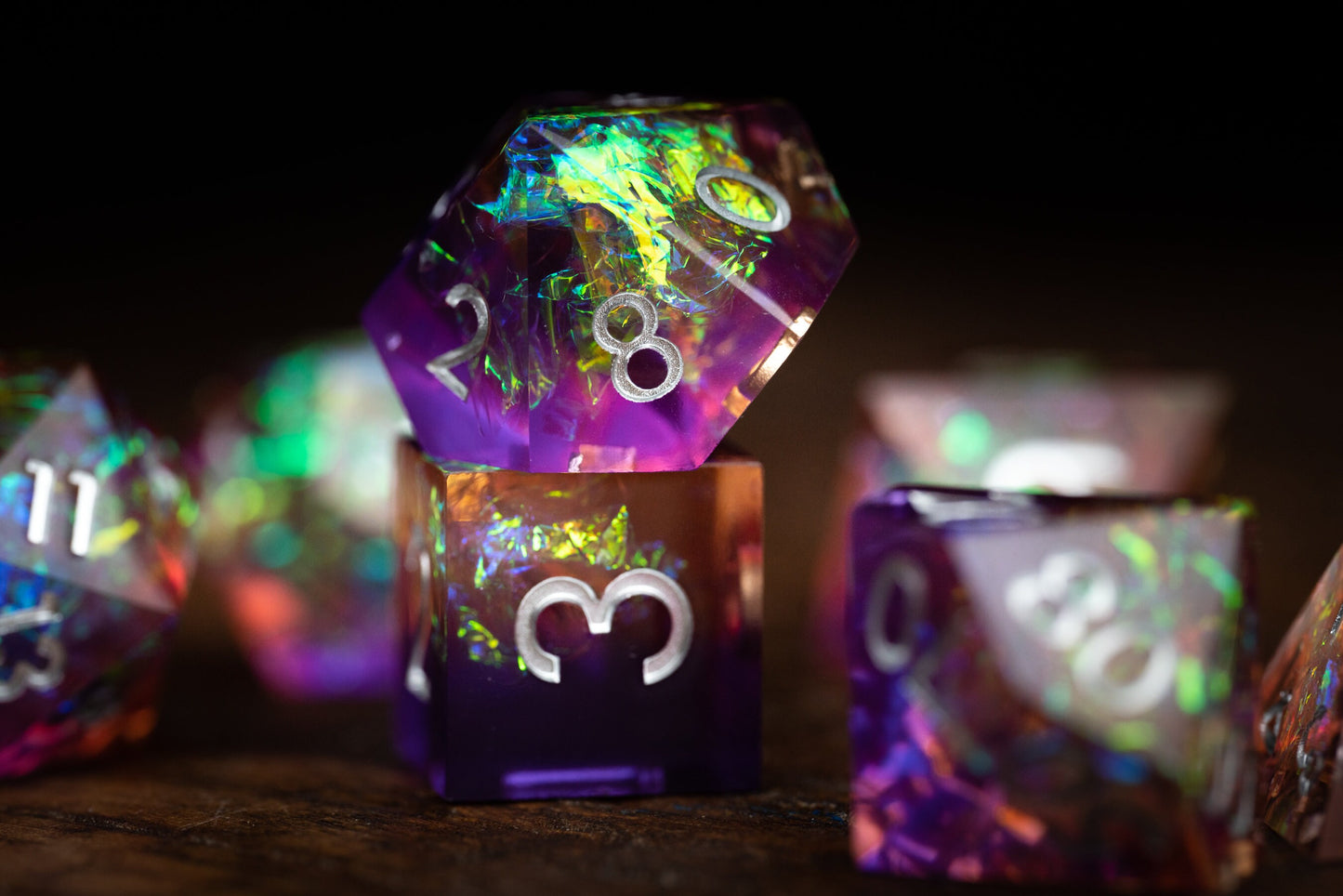 Cosmic Burst Space Dice Set