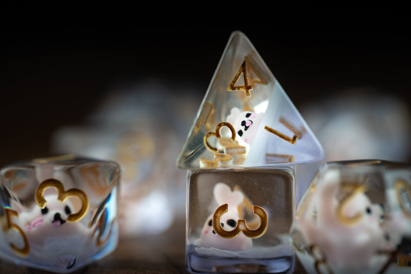 Seal of Fate Polyhedral Dice Set: Cute Ocean-Themed DnD Dice for Seal Lovers - Perfect Gift for DnD Players