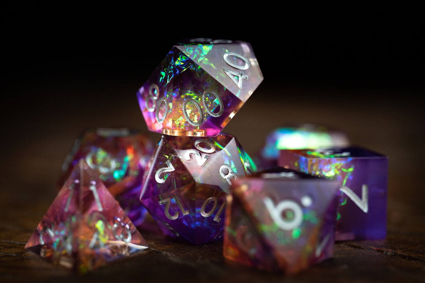 Cosmic Burst Space Dice Set