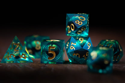 Eldritch Gaze Liquid Core Dice Set