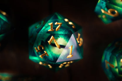 Eldritch Gaze Liquid Core Dice Set