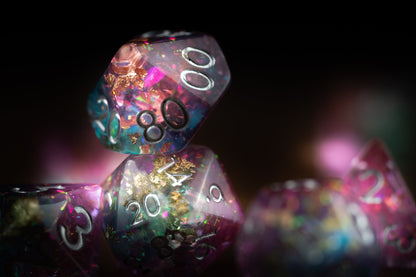 Cosmic Sky Space Dice Set