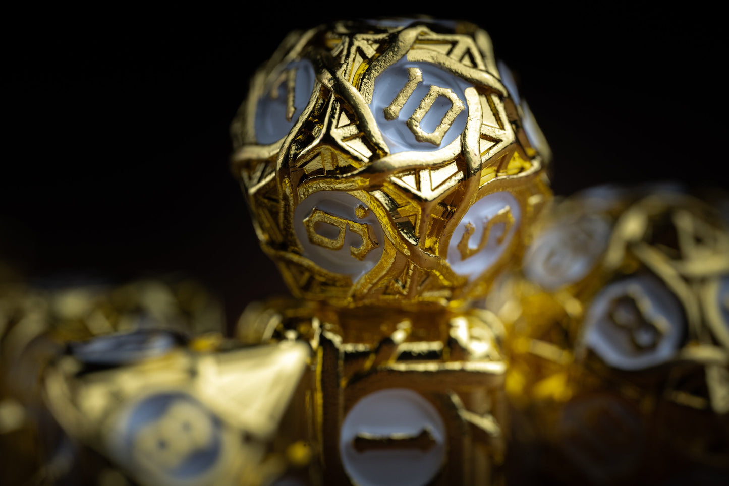 Goblin's Gold Metal Dice Set: Premium Polyhedral DnD Dice - High-Quality Metal Dice for Dungeons and Dragons