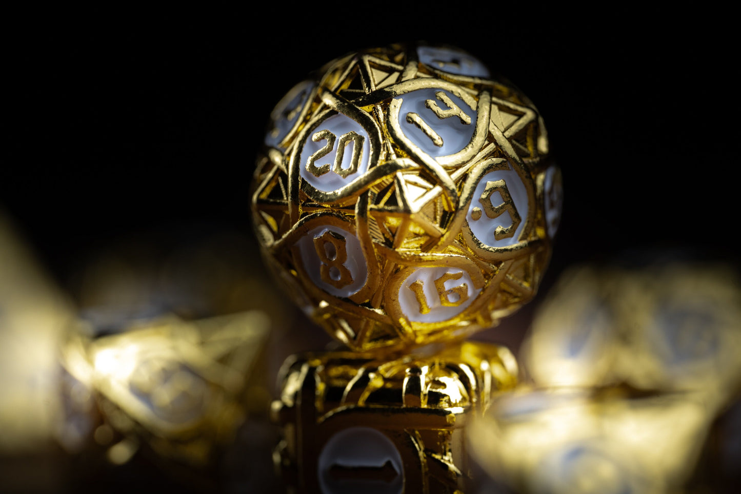 Goblin's Gold Metal Dice Set: Premium Polyhedral DnD Dice - High-Quality Metal Dice for Dungeons and Dragons