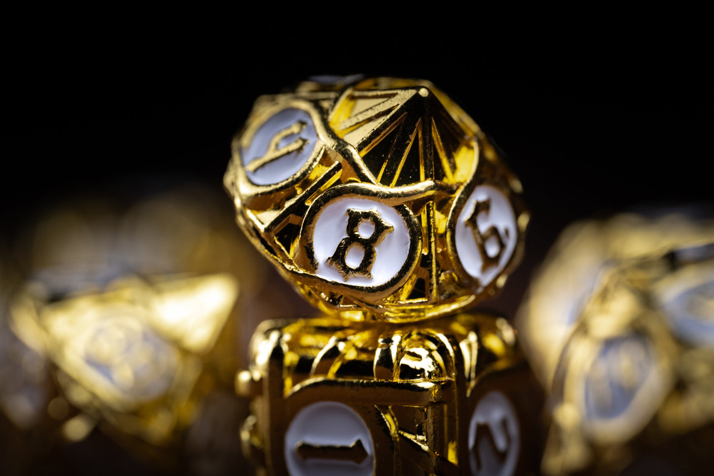 Goblin's Gold Metal Dice Set: Premium Polyhedral DnD Dice - High-Quality Metal Dice for Dungeons and Dragons