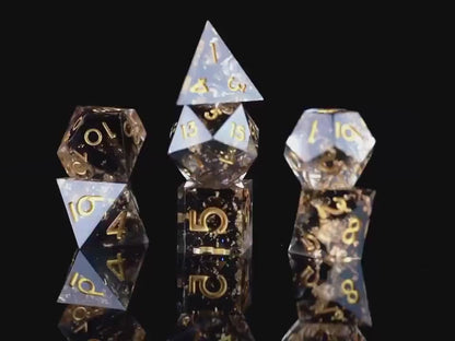 Galaxy Glitter Dice Set