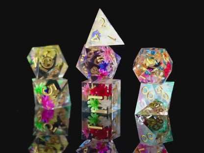 Floral Fates Flower Dice Set