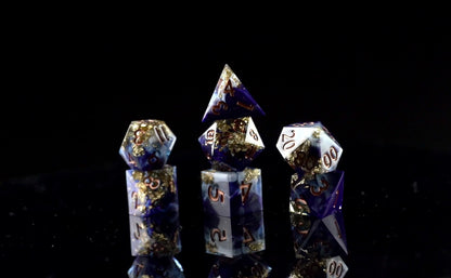Golden Nightfall Dice Set