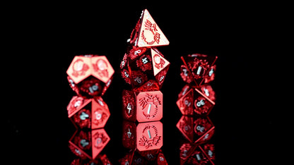 Dragon Blood Metal Dice Set