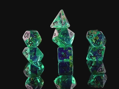Astro Glow Space Dice Set
